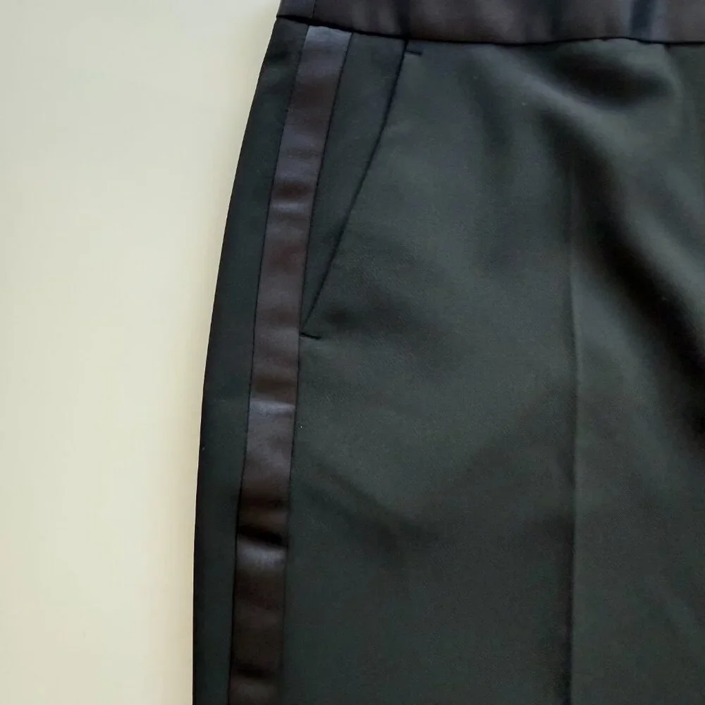 Zara Black Tuxedo Pants L-NWT - Picture 7 of 7